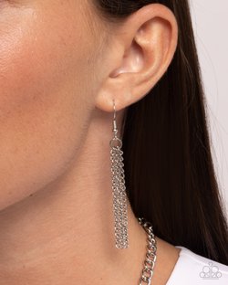 Lovely Lineup - Yellow Necklace