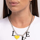 Lovely Lineup - Yellow Necklace