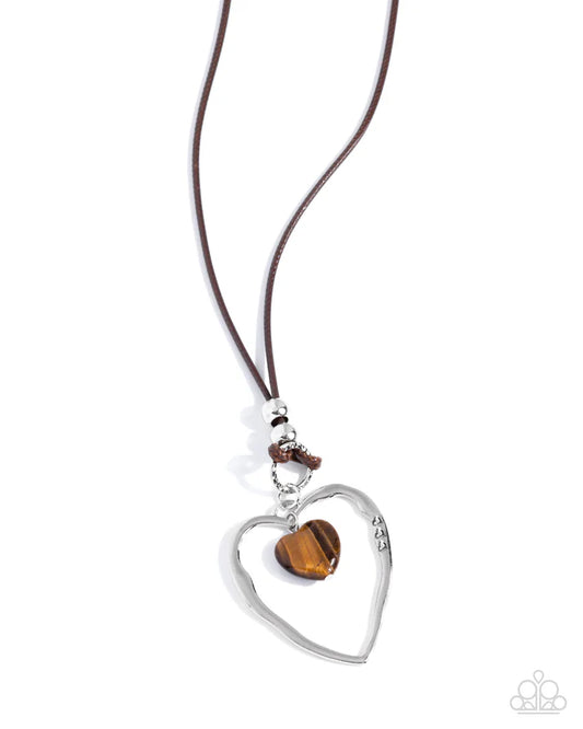 Lovely to Sit With You - Brown Necklace