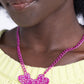 Low-Key Lovestruck - Pink Necklace