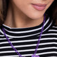 Low-Key Lovestruck - Purple Necklace