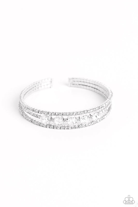 Lucid Layers - White Bracelet