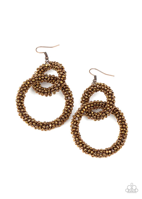 Luck BEAD a Lady - Copper Earring