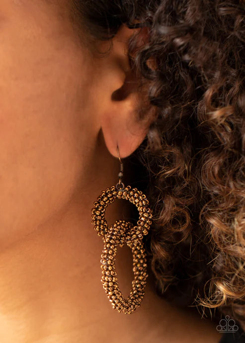 Luck BEAD a Lady - Copper Earring