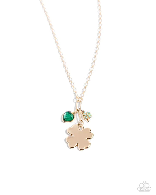 Luck of the Draw - Green Necklace