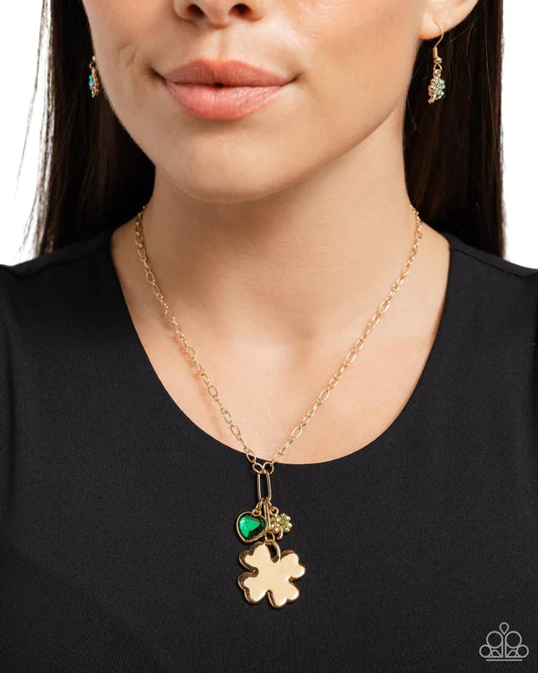 Luck of the Draw - Green Necklace