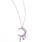 Lunar Landmark - Purple Necklace