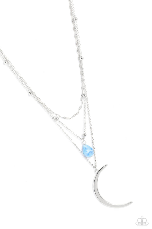 Lunar Landslide - Blue Necklace