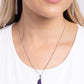 Lunar Lesson - Purple Necklace