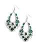 Majestic Masquerade - Green Earring