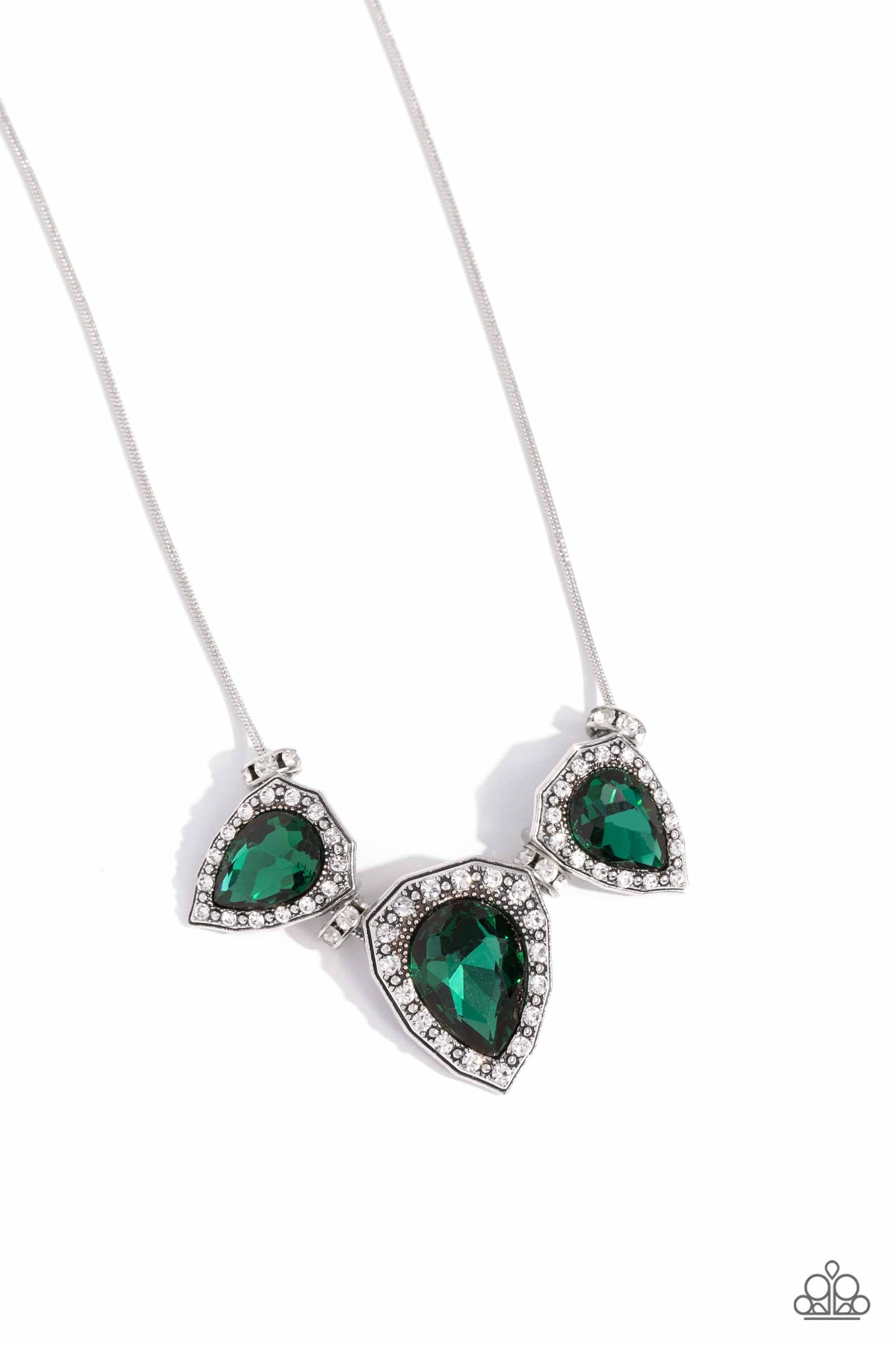 Majestic Met Ball - Green Necklace
