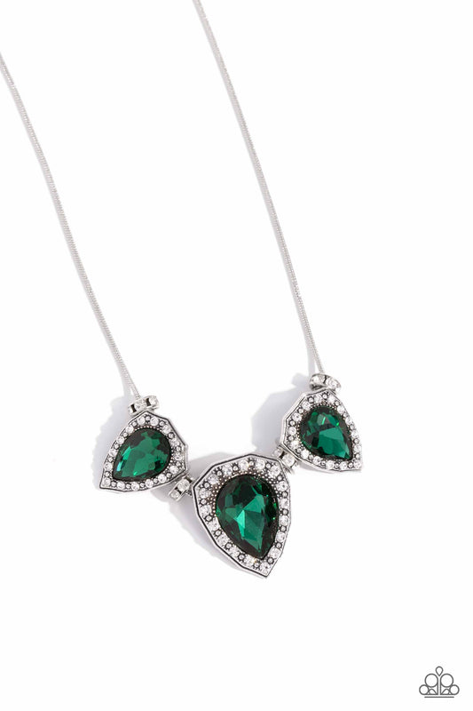 Majestic Met Ball - Green Necklace