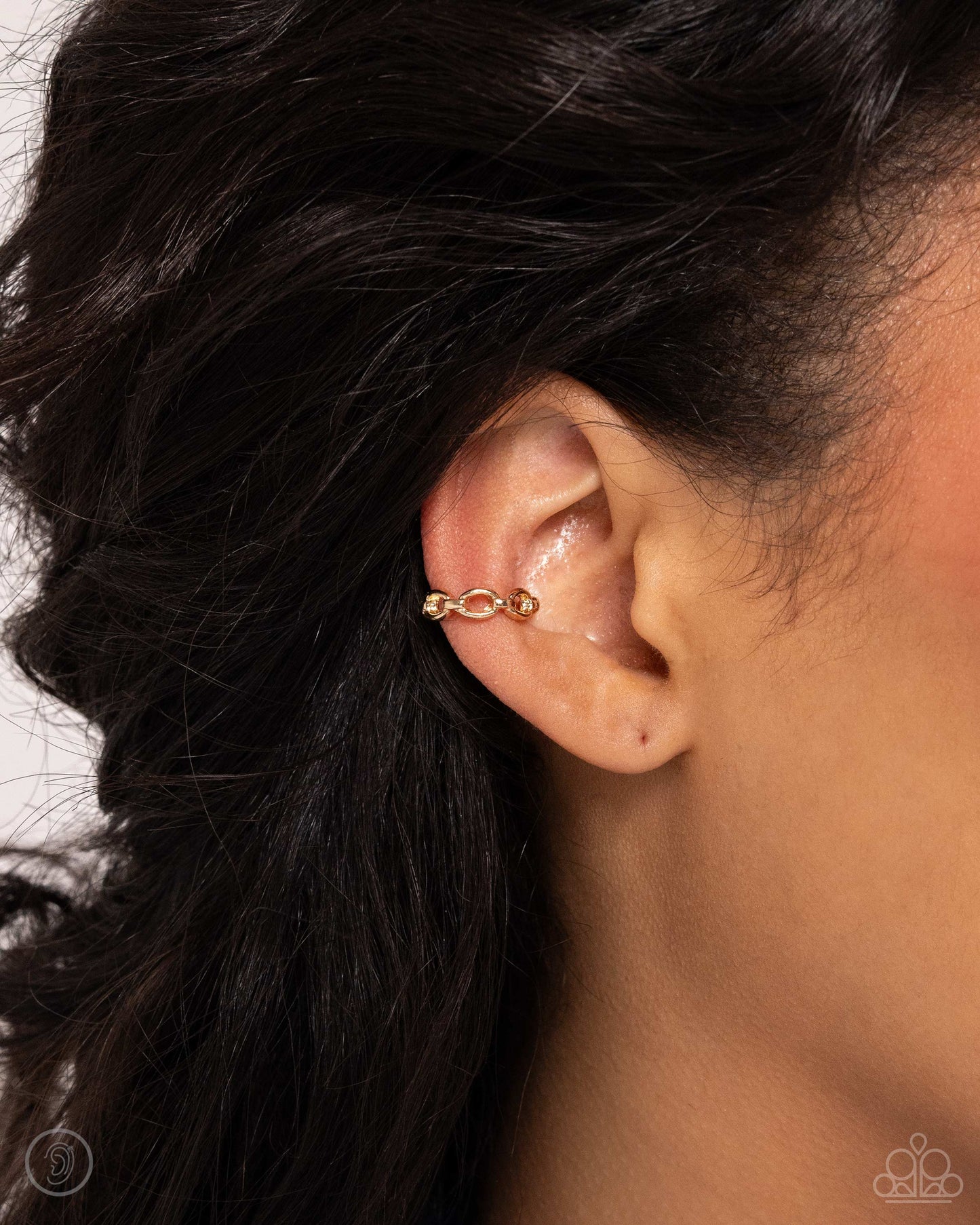 Mandatory Musings - Gold Earring