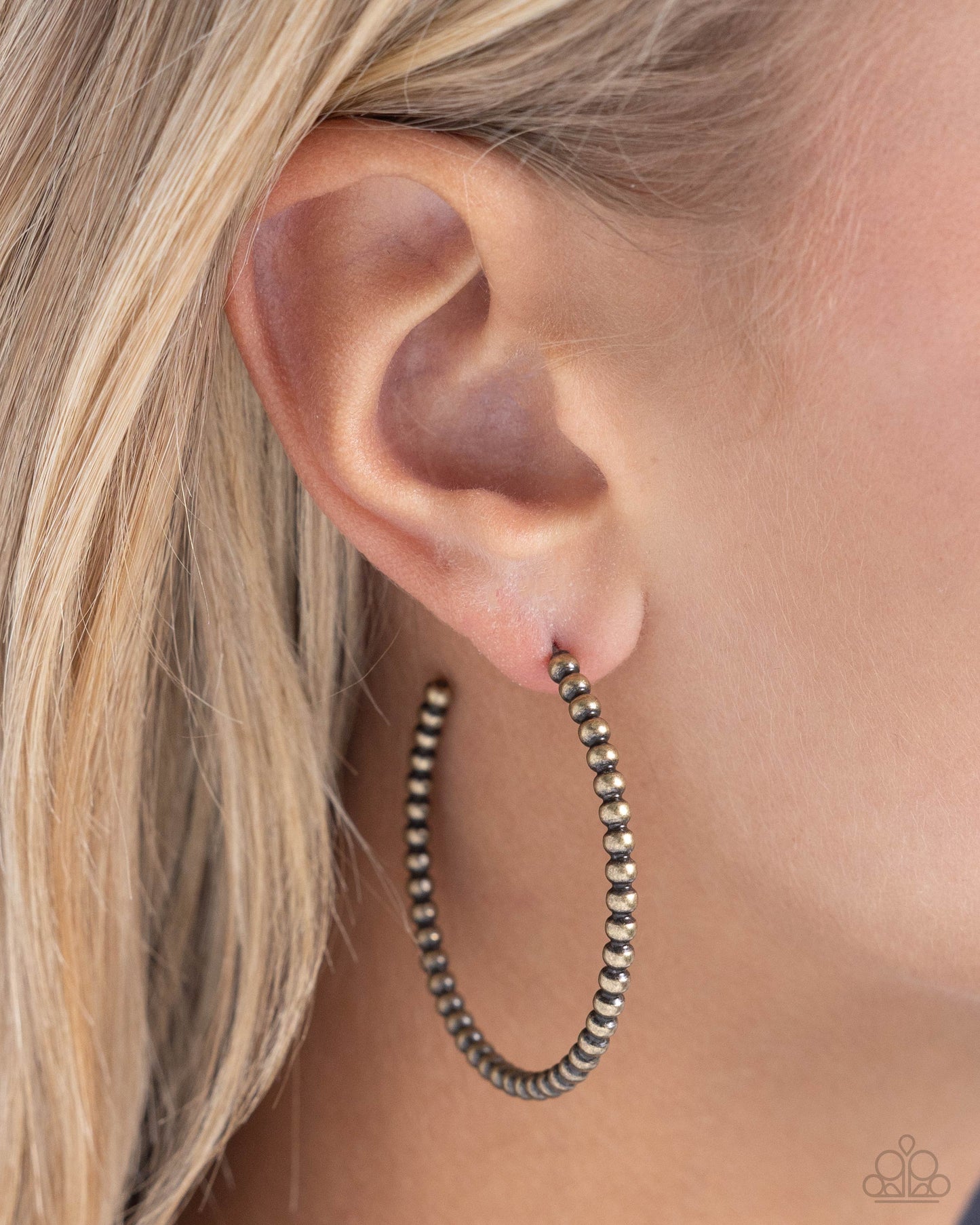 Manufactured Monochromatic - Brass Earring