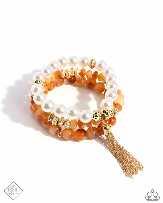Marbled Mirage - Orange Bracelet