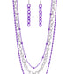 Mardi Gras Mayhem - Purple Necklace
