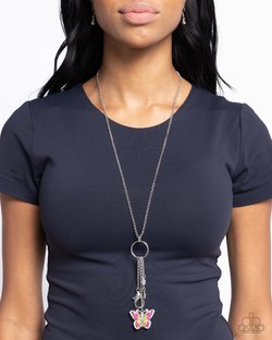 Mariposa Masterpiece - Pink Lanyard