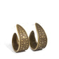 Marketplace Mixer - Brass Earring