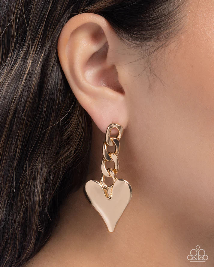 Mechanic Match - Gold Earring