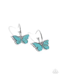 Melodic Mariposa - Blue Earring
