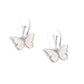 Melodic Mariposa - White Earring