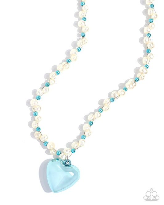Mermaid Model - Blue Necklace