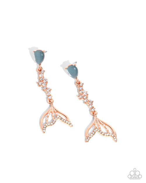 Mermaid Motivation - Copper Earring
