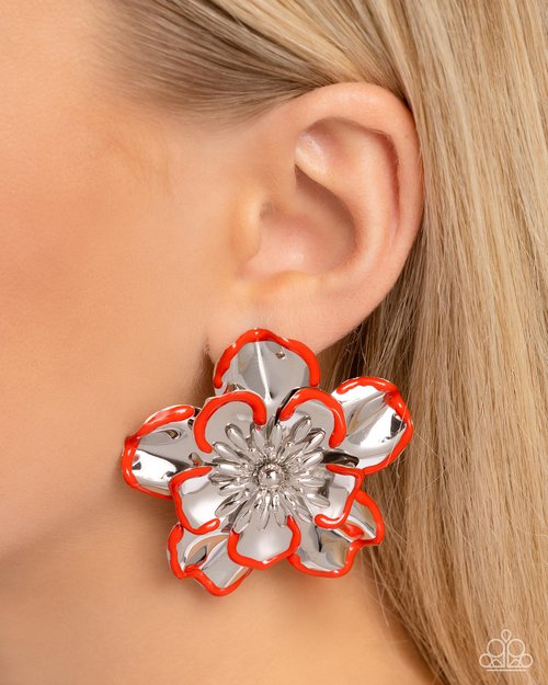 Merry Model - Red Earring