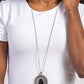 Mesa Medallion - Black Necklace