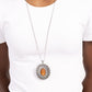 Mesa Medallion - Brown Necklace