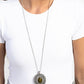 Mesa Medallion - Green Necklace