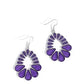 Mesmerizing Moment - Purple Earring