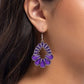 Mesmerizing Moment - Purple Earring