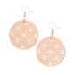 Metallic Mosaic - Rose Gold Earring