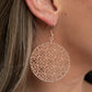 Metallic Mosaic - Rose Gold Earring