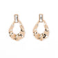 Metro Meltdown - Gold Earring
