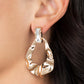 Metro Meltdown - Gold Earring