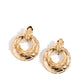 Metro Voyage - Gold Earrings