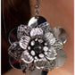 Midnight Garden - Black Earring