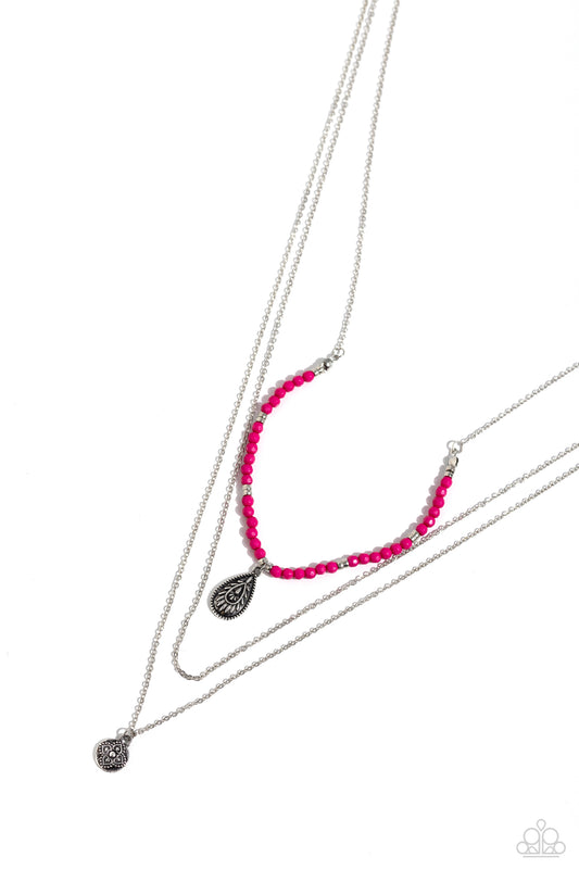 Mild Wild - Pink Necklace