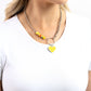 Mismatched Mayhem - Yellow Necklace