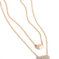 Mismatched Model - Gold Necklace