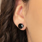 Modest Motivation - Black Earring