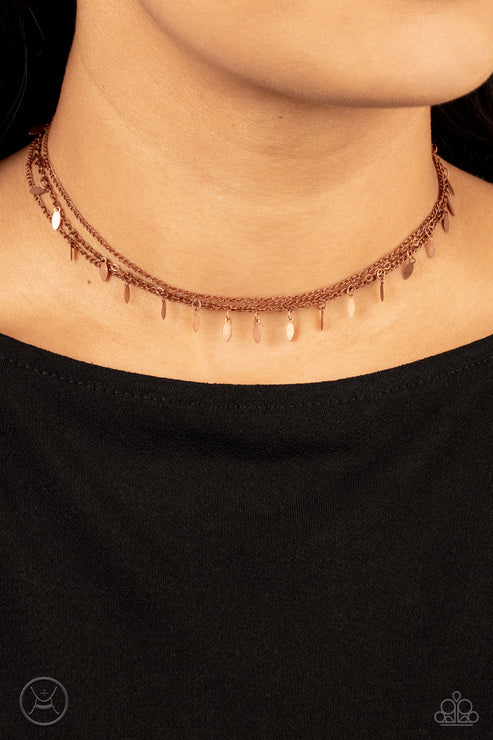 Monochromatic Magic - Copper Necklace