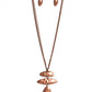 Monochromatic Model - Copper Necklace