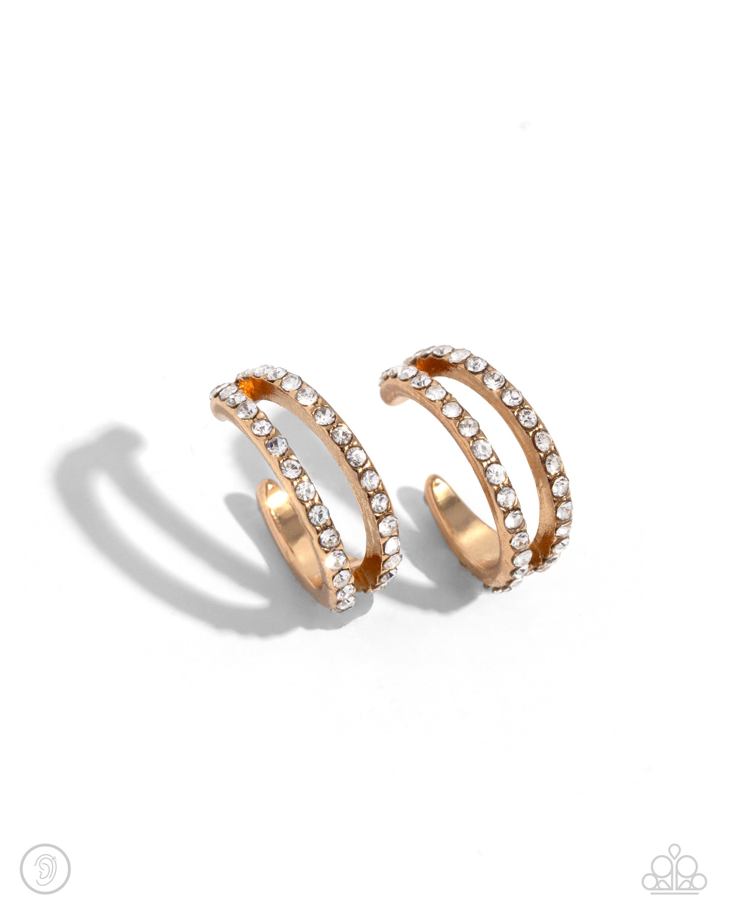 Monochromatic Mystique - Gold Earring
