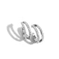 Monochromatic Mystique - White Earring