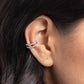 Monochromatic Mystique - White Earring