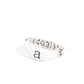 Monogram Memento - A - Silver Ring