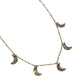 Moon Movement - Brass Necklace